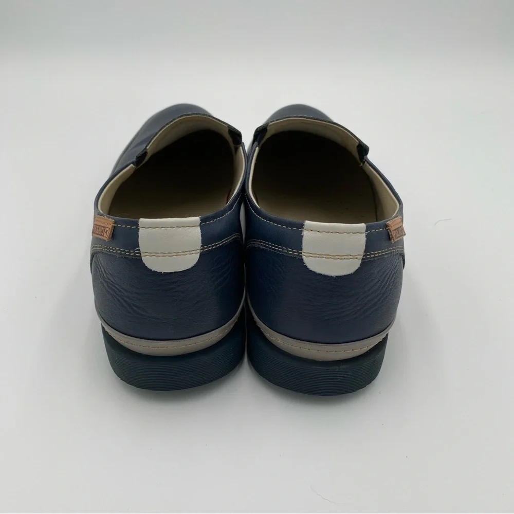 Pikolinos Men's Leather Palamos Mor Slip On Loafers Flats Shoes Navy Size 11.5‎